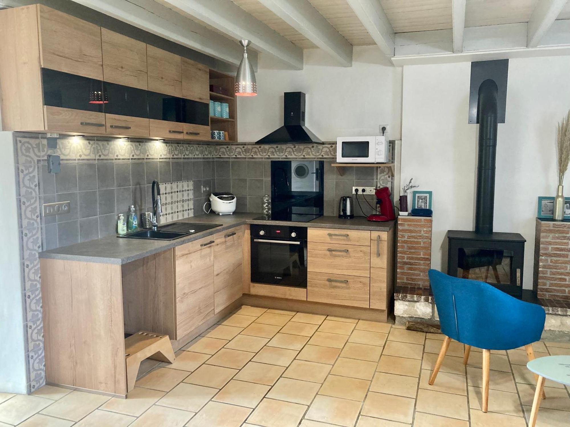 Maison en pierre avec jardin à 15 min des plages Saint-Benoist-sur-Mer Extérieur photo